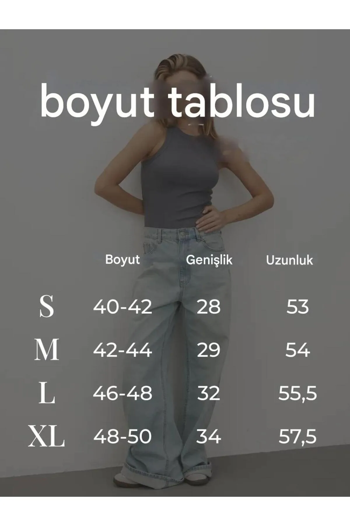 Lirona Pamuk Fitilli Kaşkorse Halter Yaka Geniş Biyeli Örme Atlet Crop - Gri - Görsel 4
