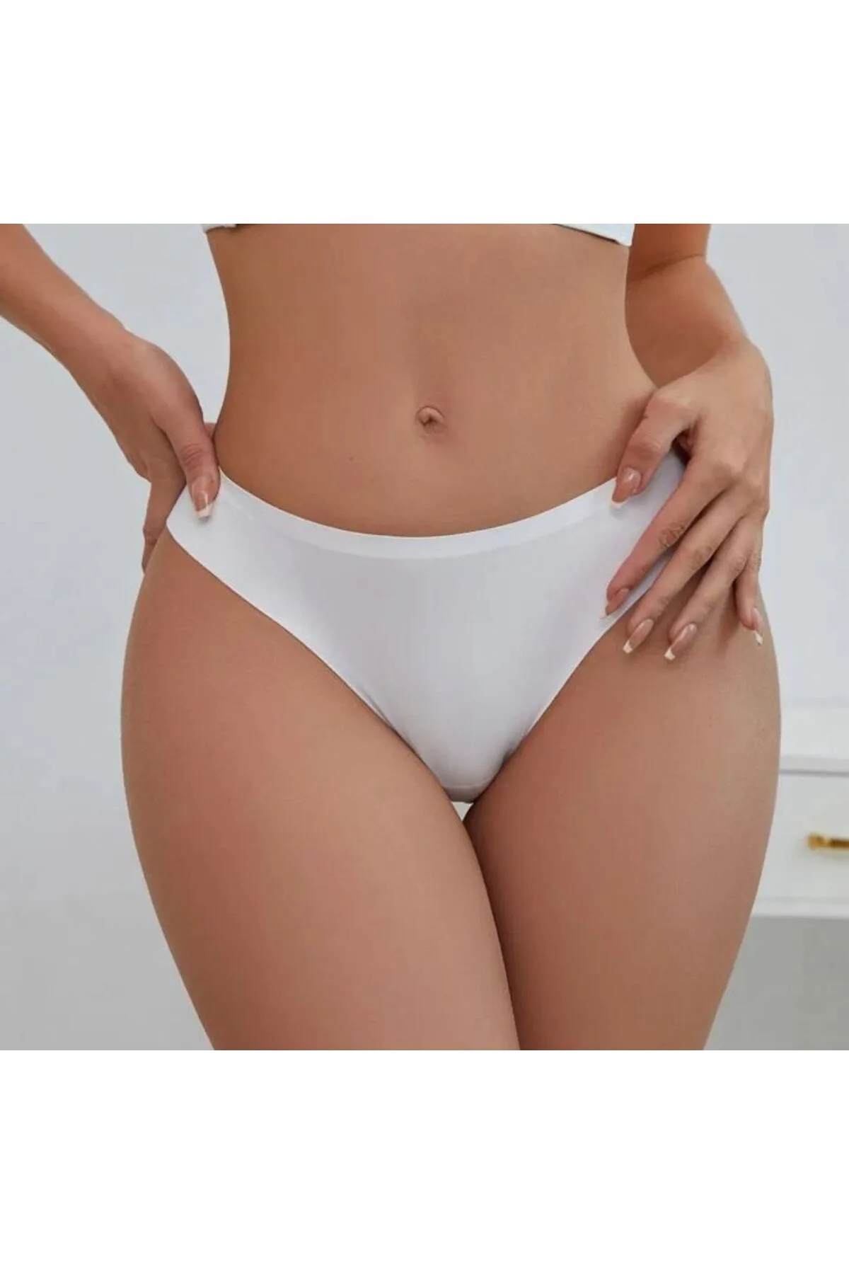 Lirona Kadın Fantezi Külot Kurdele Model 1011 - Beyaz - Görsel 2